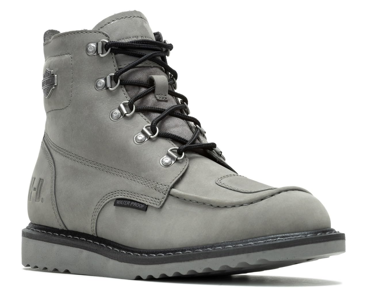 Harley-Davidson Mens Motorcycle Boot Grey 11.5