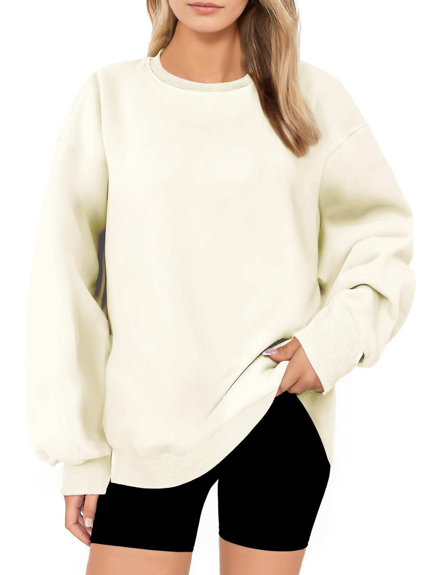 Jacē Cozy Oversized Women's Crewneck Sweatshirt