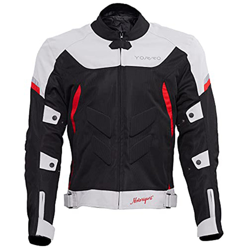 Jacē Men's All-Weather Motorcycle Jacket - Breathable & UV-Protected