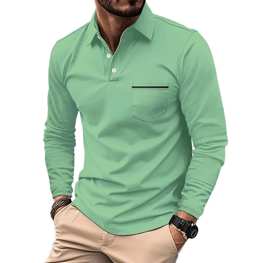 Jacē XL Green 3-Button Men's Polo