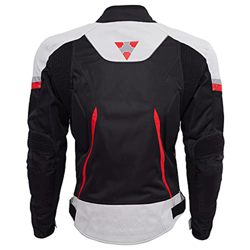 Jacē Men's All-Weather Motorcycle Jacket - Breathable & UV-Protected