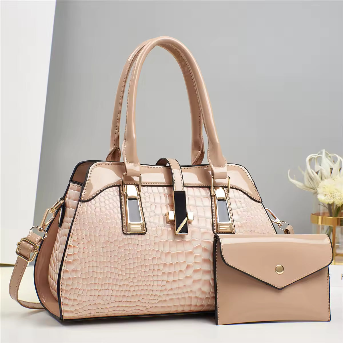 The Jacē Primrose Satchel (Includes Free Matching Wallet)