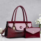 Jacē Luxury Crimson Gloss Tote
