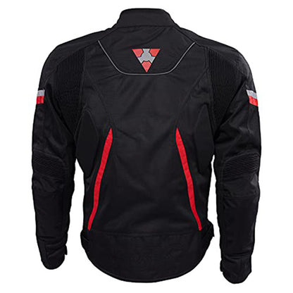 Jacē Men's All-Weather Motorcycle Jacket - Breathable & UV-Protected